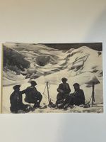 Carte postale ancienne Chamonix, Mont Blanc, hiver  -100 ans