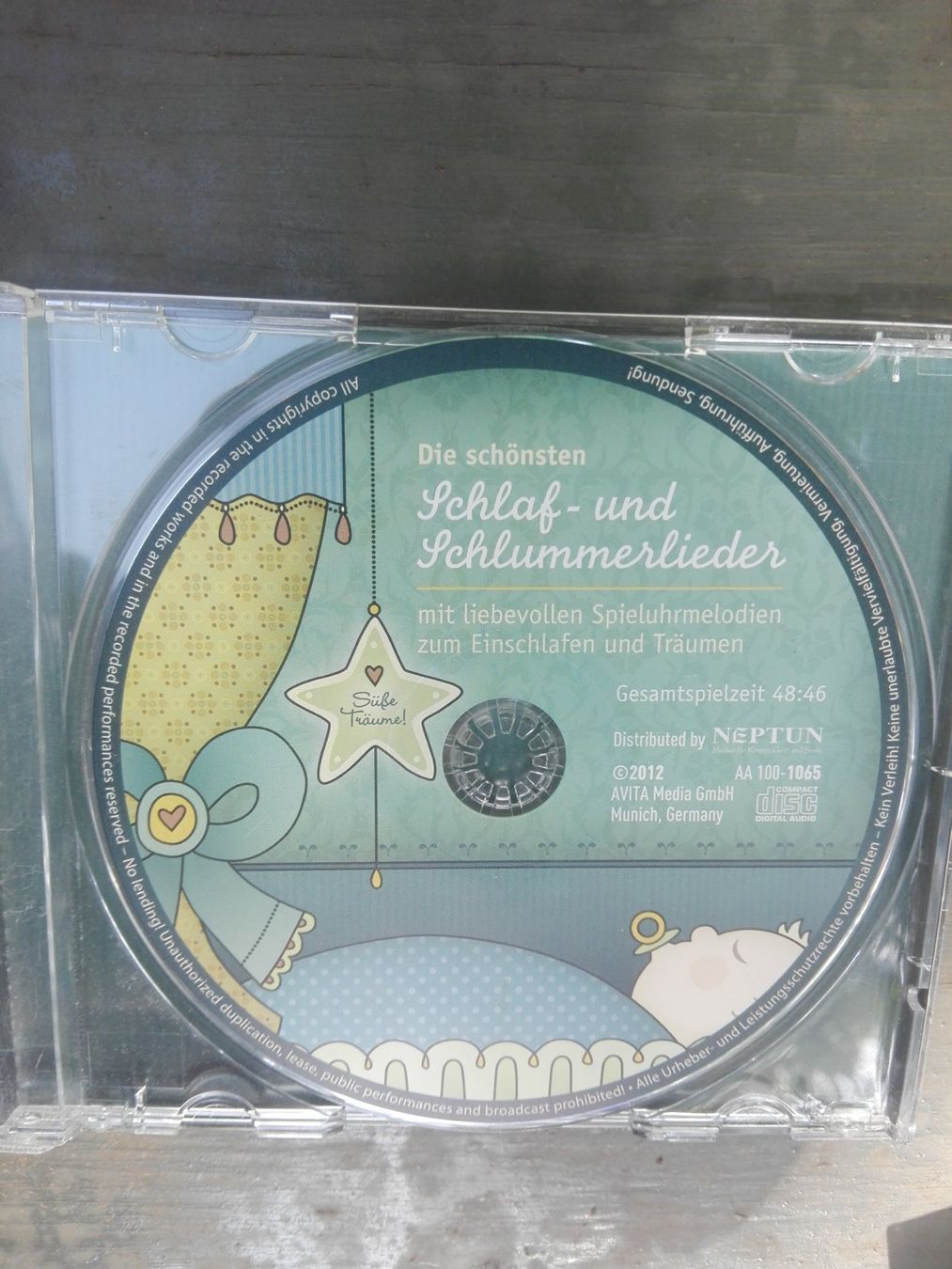CD: Die schönsten Schlaf- und Schlummerlieder            ©'2012 – Usato da St.Galllen venduto da elkaphone 1