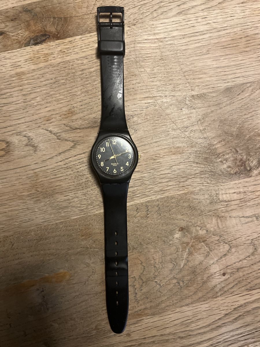 Swatch Orologi: Swatch - schwarz – Usato da Horgen venduto da James2002