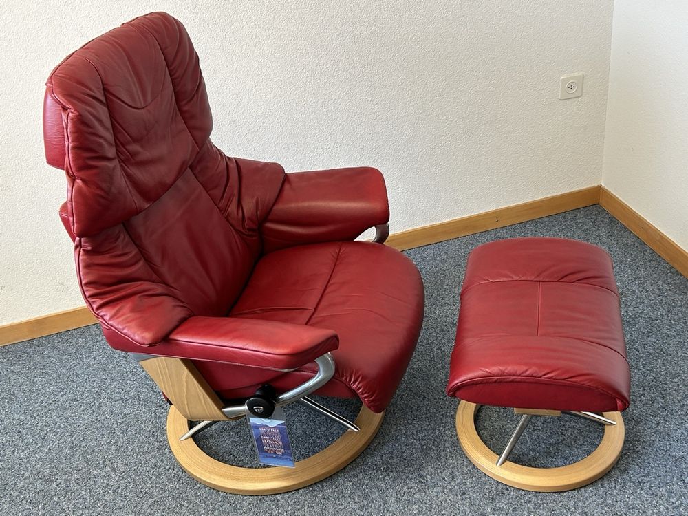 Stressless Sessel mit Hocker Modell Reno neuwertig 70%Rabatt (Neu ...
