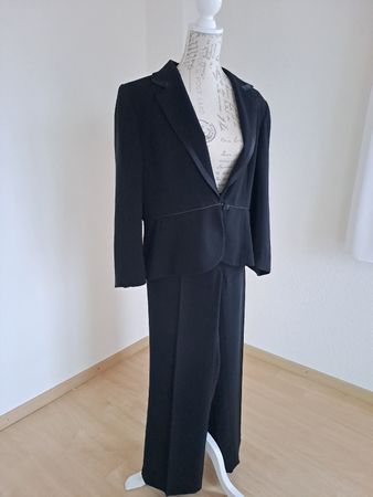 Ensemble tailleur noir marque 1.2.3, taille 44, parfait état