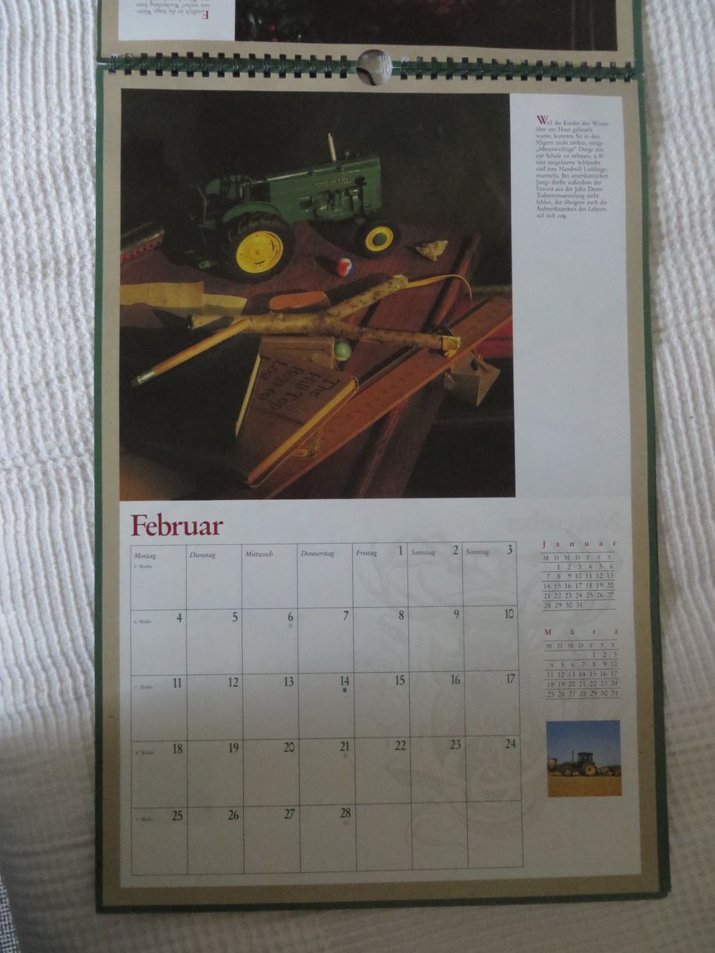John Deere Calendari: John Deere Kalender – Usato da Burgdorf venduto da rosashop54 2