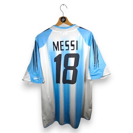 Original 2004-05 Argentina Home Trikot Messi