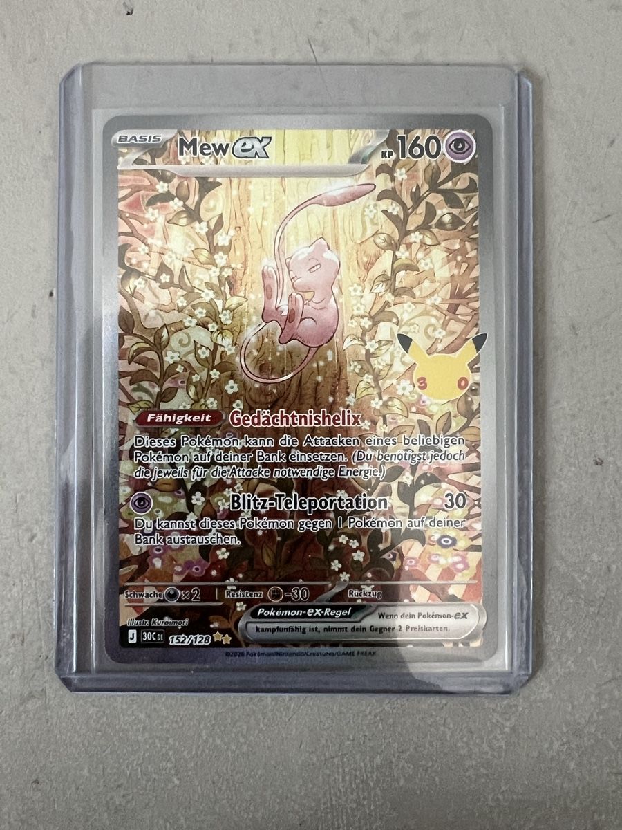 Pokémon Carte collezionabili: Mew ex 30th celebration DE – Nuovo (secondo la descrizione) da Ebikon venduto da PRIME-Ebikon