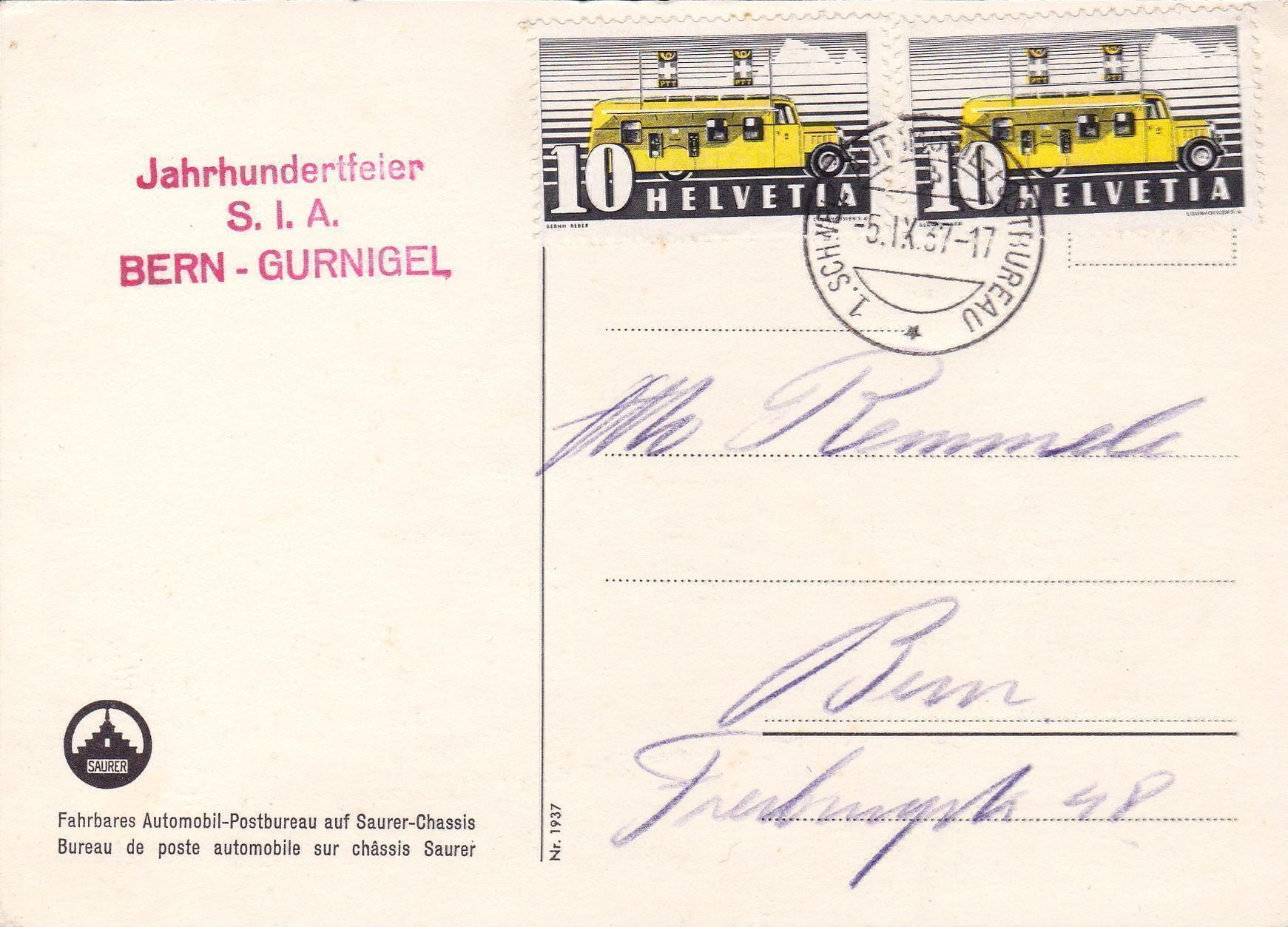 Alle Briefmarken: Nr. 210y, auf FDC-AK, SBK 150.- – Gebraucht aus Wenslingen von riger11