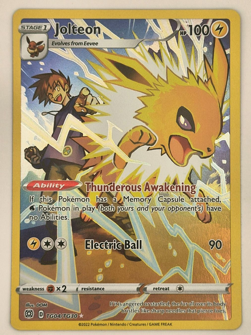 Pokémon Carte collezionabili: Jolteon / Blitza / Brilliant Stars / BRS TG04 – Nuovo (secondo la descrizione) da Arni AG venduto da PokemonCardsStore