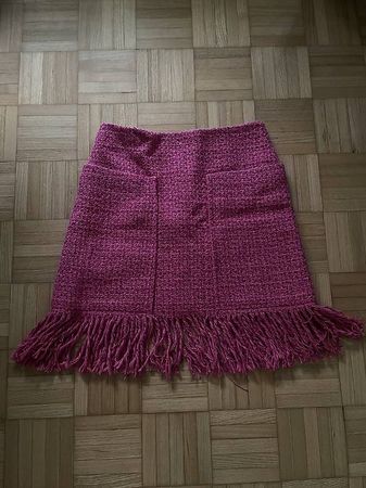 Pinko Tweed Rock Fransen Gr. 32