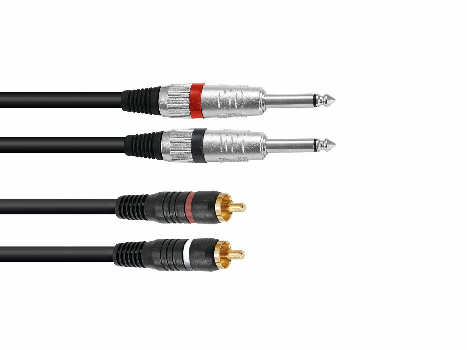 Cavi: OMNITRONIC Adapterkabel 2xKlinke/2xCinch – Nuovo e nell'imballaggio originale da Däniken SO venduto da Profog1