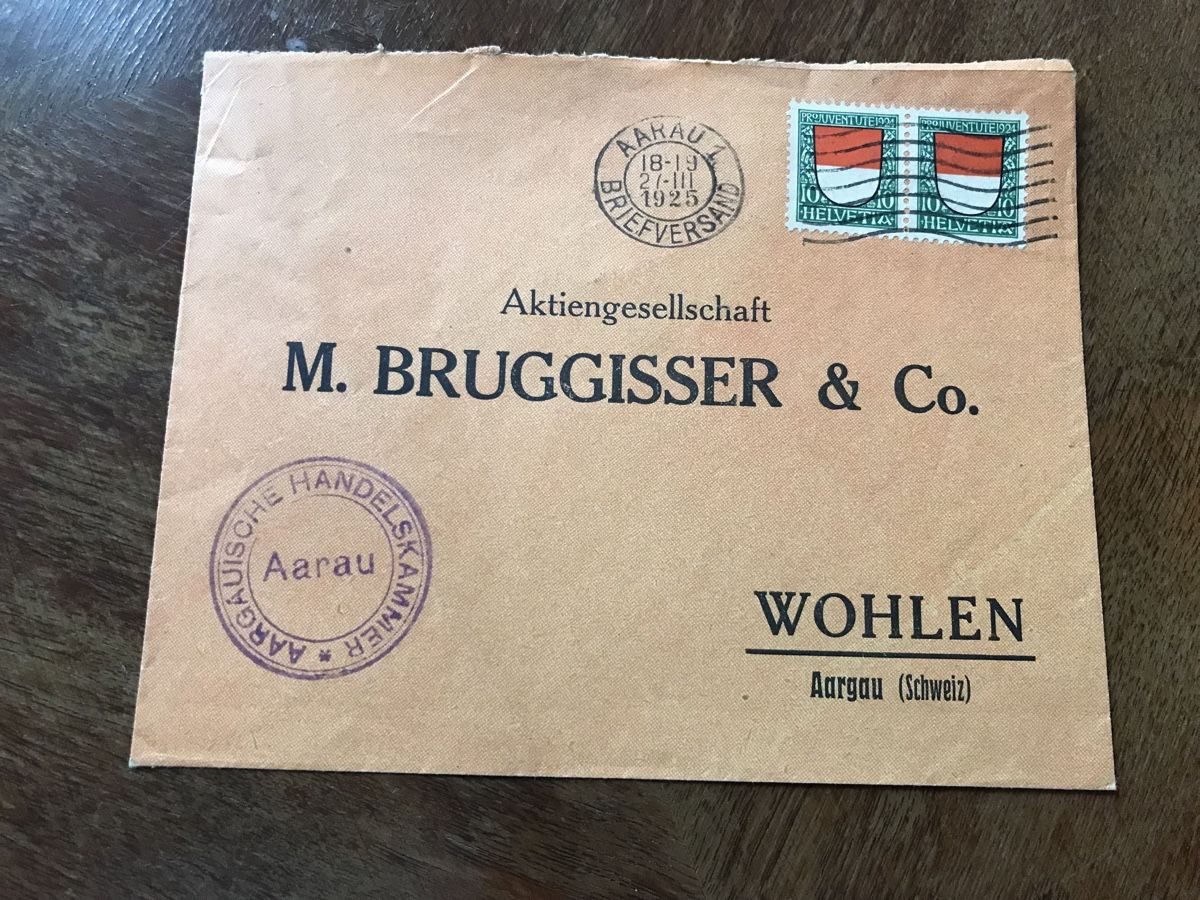 Buste & buste per spedizione: Couvert Pro Juventute 1924 – Usato da Hermetschwil - Staffeln venduto da Juergso
