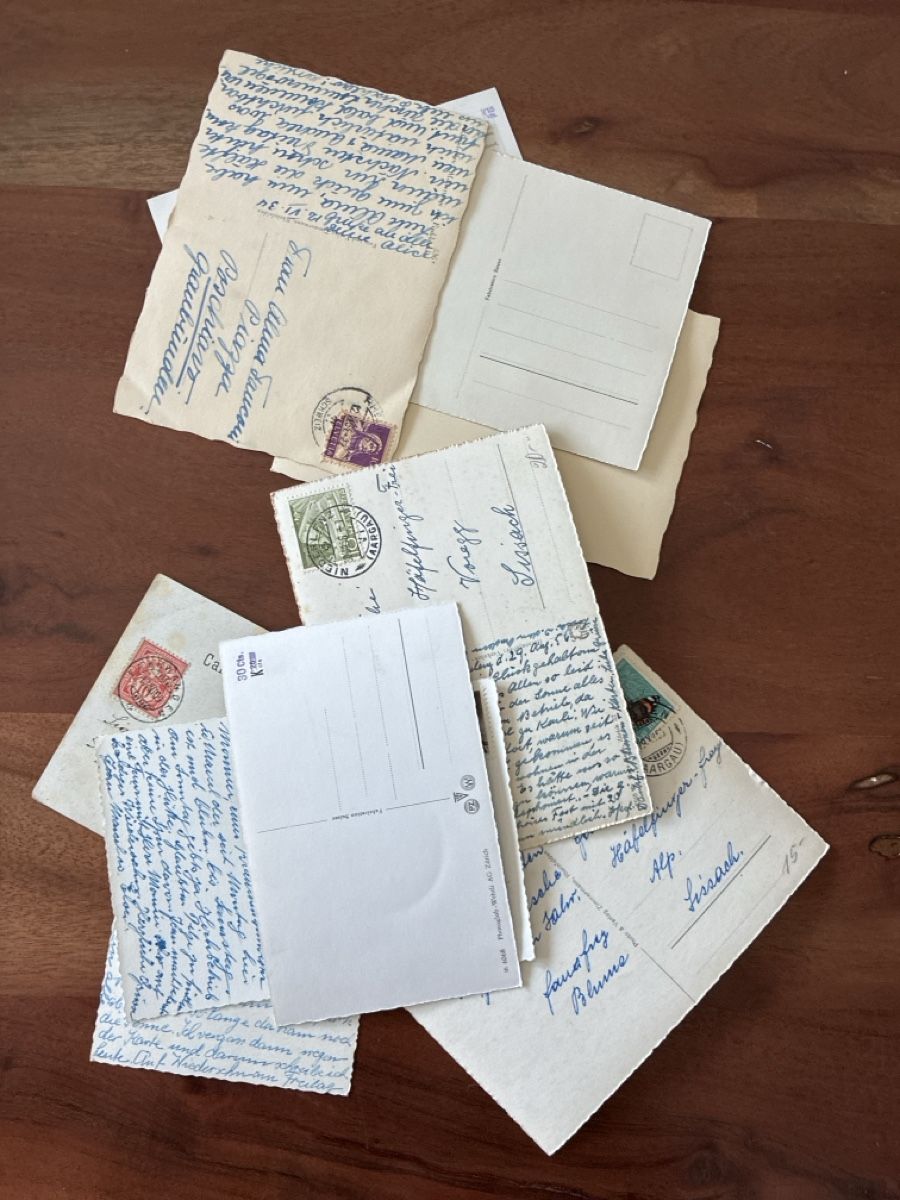 Cartoline postali: 50 Ansichtskarten Schweiz diverse vom Kanton Aargau 3 – Usato da Oftringen venduto da Cla.vD.74 5