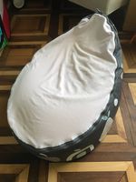 Sitzsack doomoo rosa/grau
