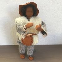 Schöne handgemachte Krippenfiguren - 1 Hirte