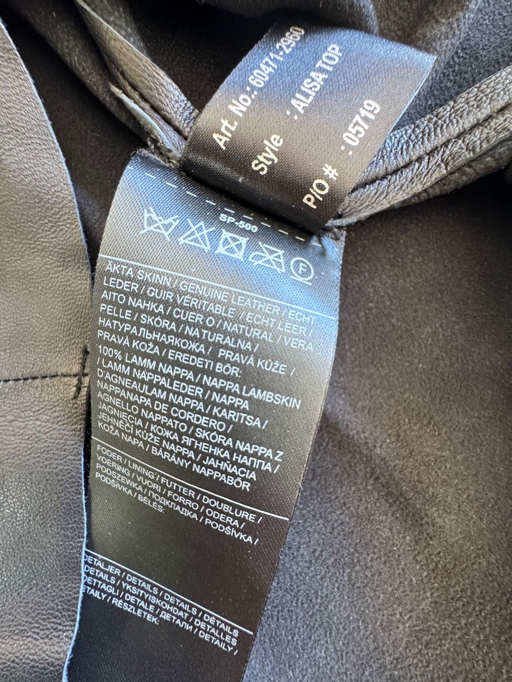 Camicette: STAND exclusive Echtleder Bluse 36 Schwarz – Usato da Meiringen venduto da tonicandgin 4