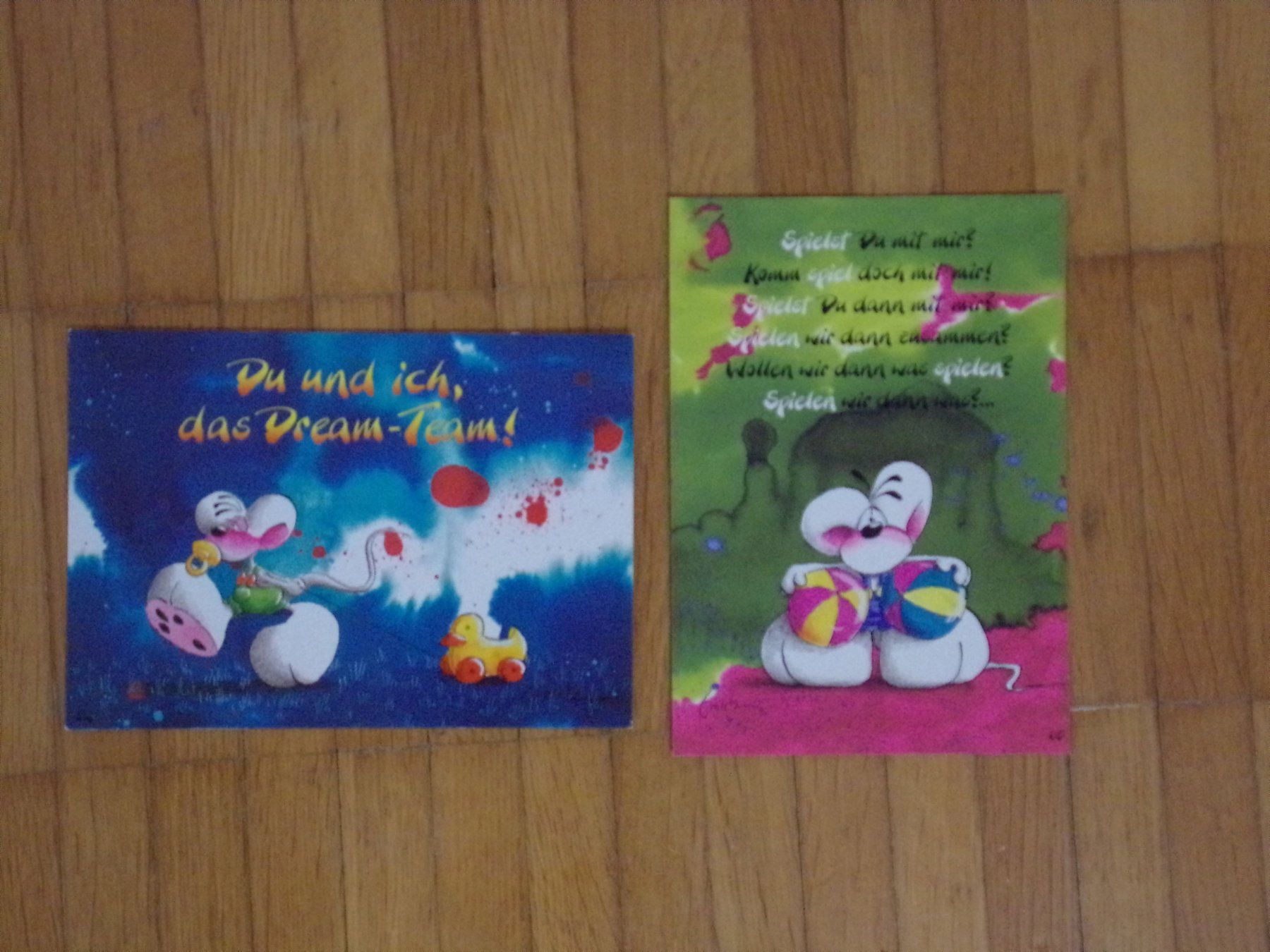 Cartoline postali: Diddl Postkarten 2 Stück     Set O5 – Usato da Winterthur venduto da Jessi_di