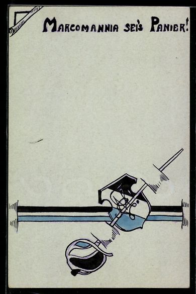 Cartes postales: Handgemalt: Studentenwappen und Couleur, – D'occasion à Berlin par bartko-reher