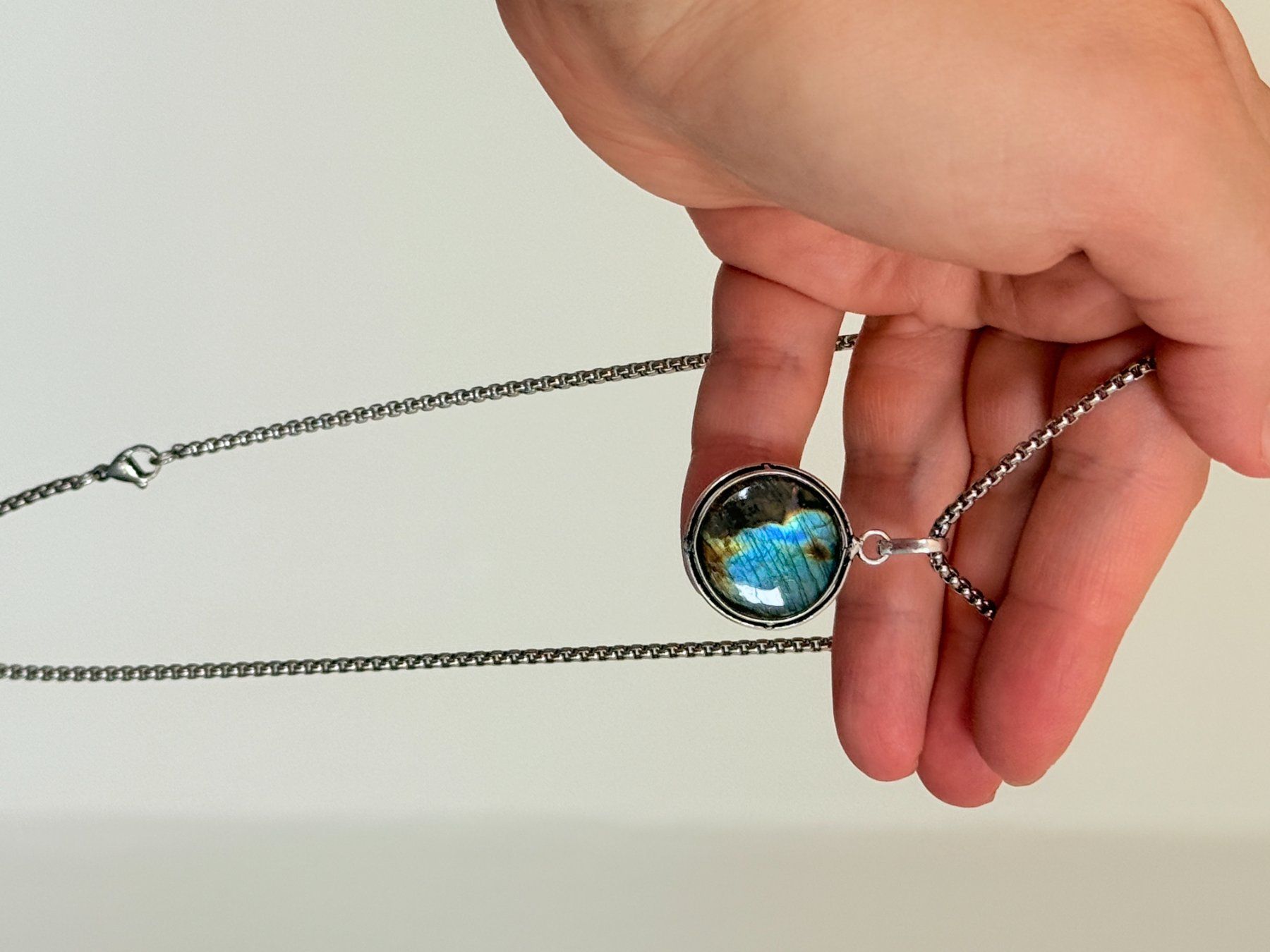 Catenine: Collier avec Labradorite – Nuovo e nell'imballaggio originale da Genève venduto da AWWA 8