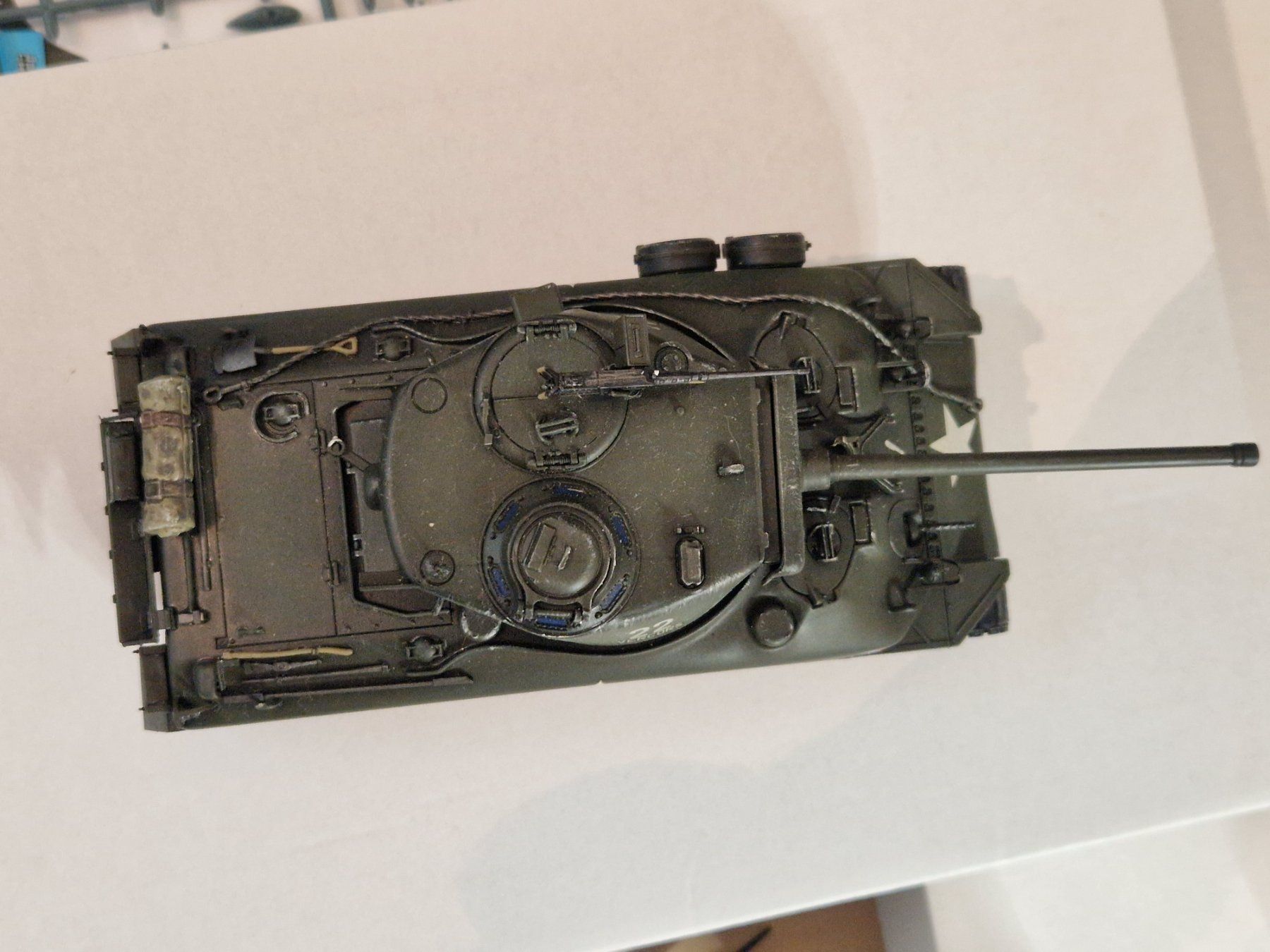 Kit di modellismo & Modellini statici: 1/35 Sherman 76 gebaut – Usato da Ponte Capriasca venduto da nikfolle 2
