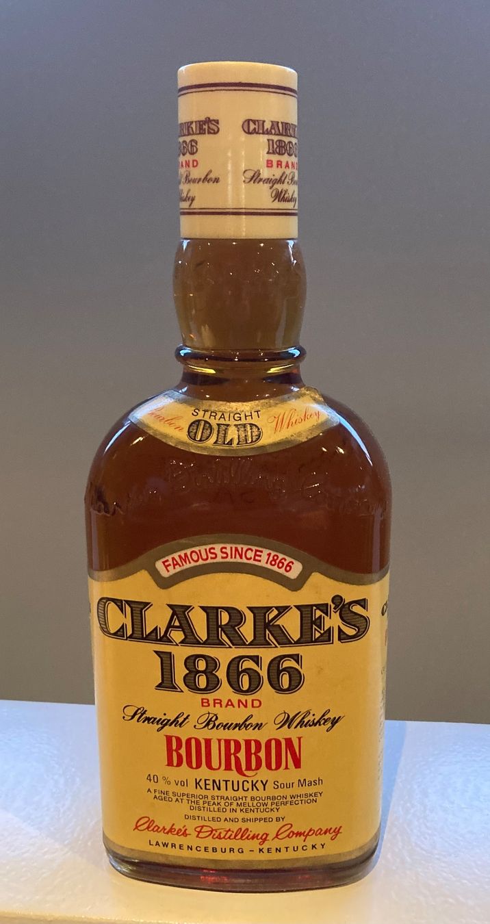 Spirituosen: CLARKES 1866 Whiskey von ca 1985 – Neu (gemäss Beschreibung) aus Roggwil BE von Maui2000