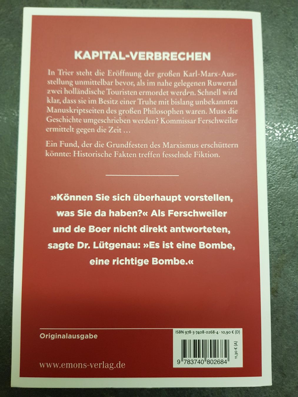 Libri: DIE AKTE MARX / Stephan Brakensiek / Krimi – Usato da Dietikon venduto da marconi07 1