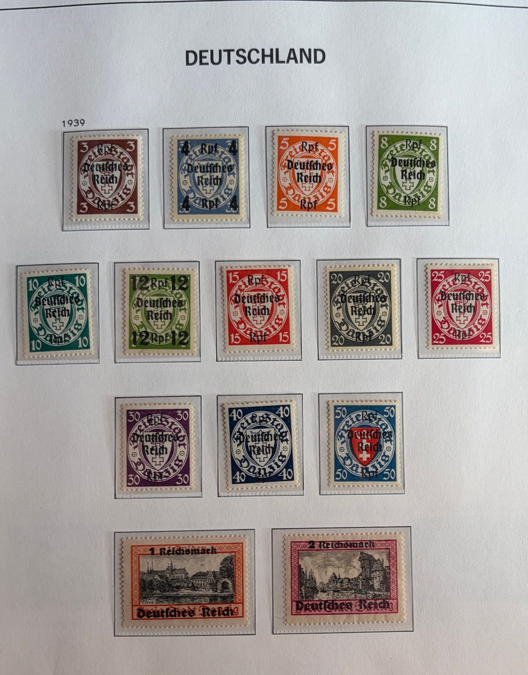 Alle Briefmarken: Briefmarken Deutsches Reich – Gebraucht aus Dotzigen von ser_8hp9