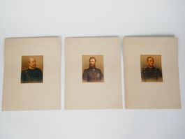 Drei historische Farbdrucke von C. Suhrlandt