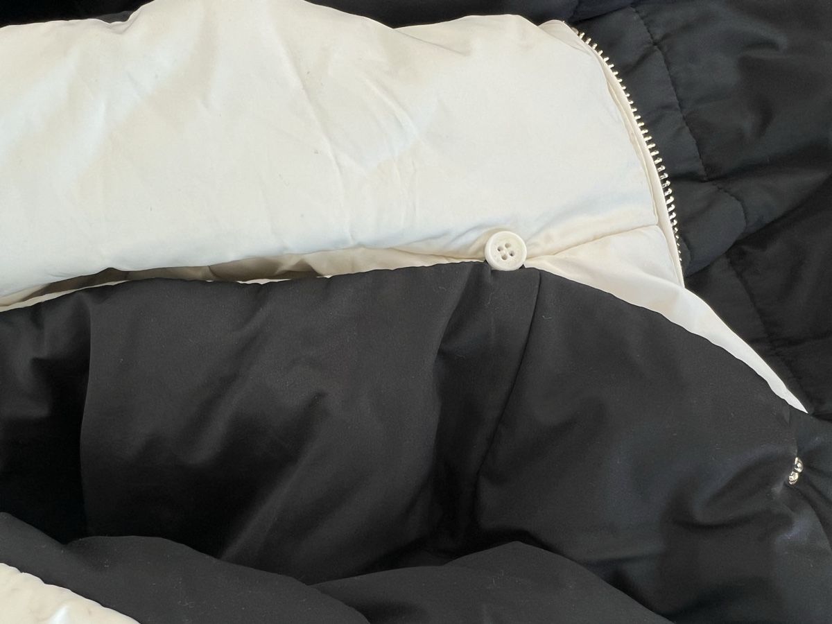 Mäntel: Doudoune réversible noire et beige, taille S – Neu (gemäss Beschreibung) aus Morges von Igp10 7