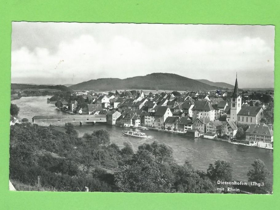 Cartoline postali: Diessenhofen mit Rhein – Usato da Zürich venduto da t24_de