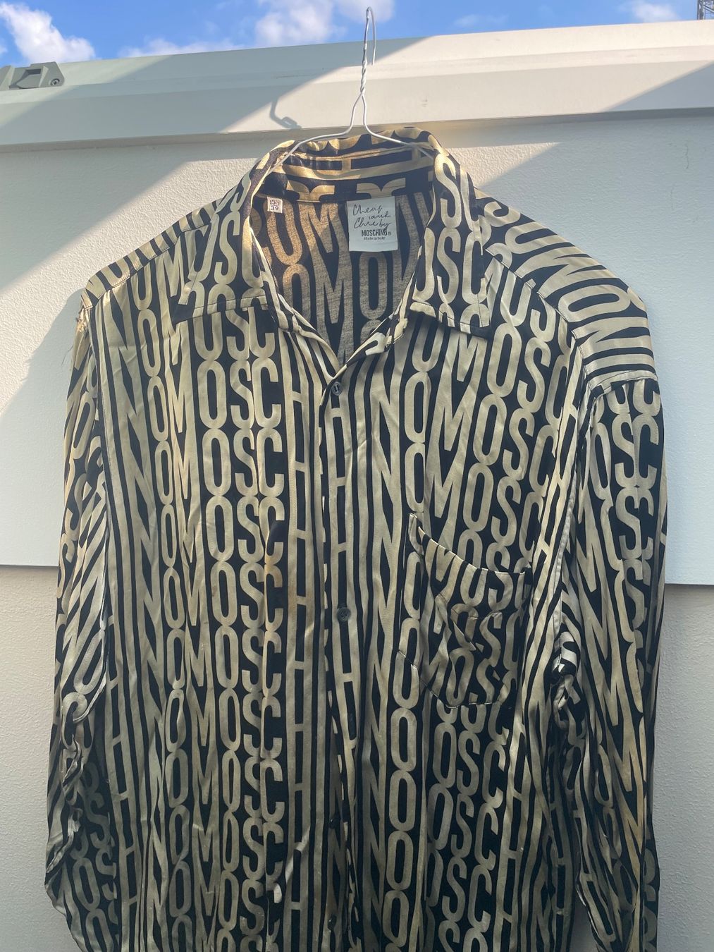 Moschino Camicie: Hemd Moschino Vintage – Difettoso da Minusio venduto da Pink222