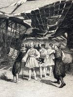 Gravure eau-forte (Athènes) F-A. LAQUILLERMIE