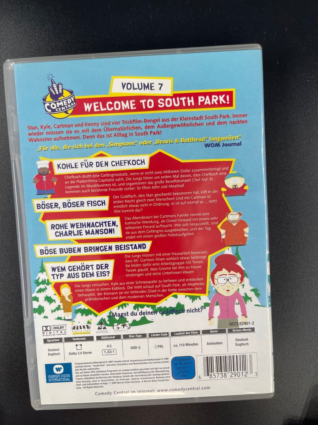 Tutti i DVDs: South Park   (Volume 7)               > De & Eng < – Usato da St. Gallen venduto da elk2021 1