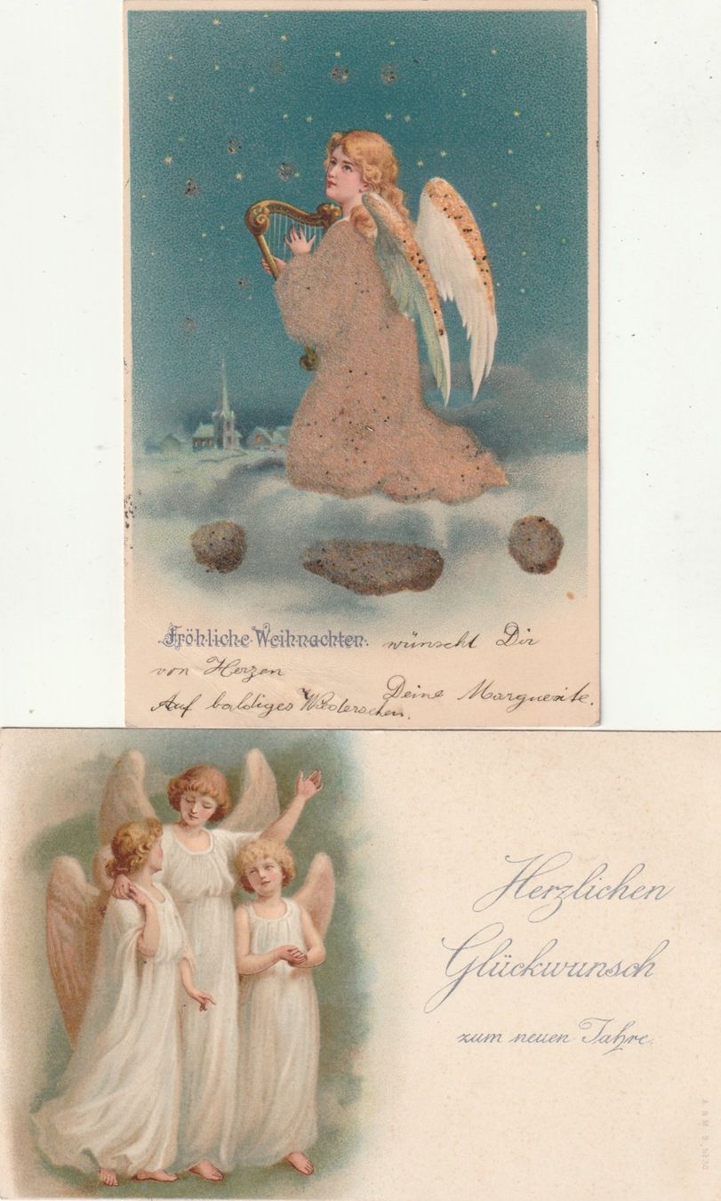 Cartoline postali: 2 Ak Engel – Usato da Rorschacherberg venduto da fratovi2