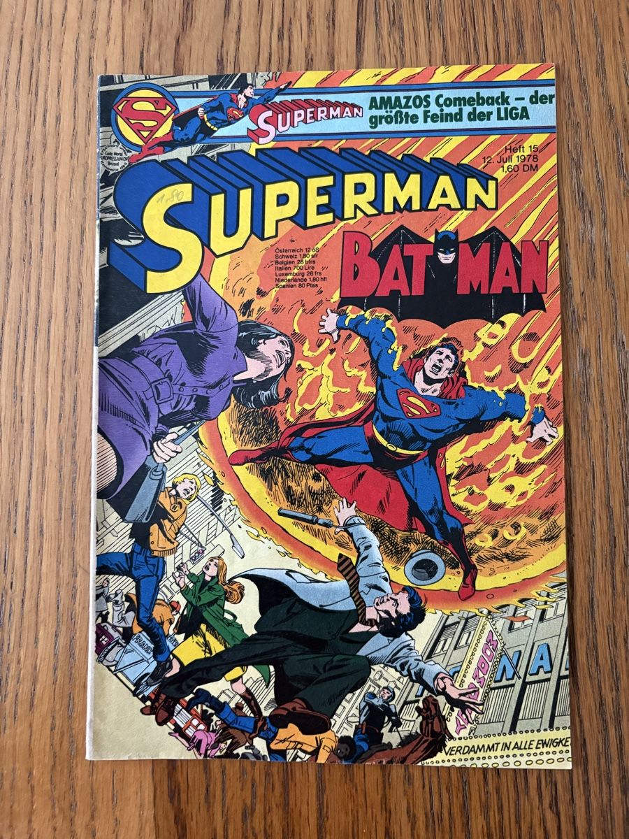 Fumetti: Superman Ehapa 10 Comics 1976/77/78 – Usato da Wangen b. Dübendorf venduto da Antiz1210 1