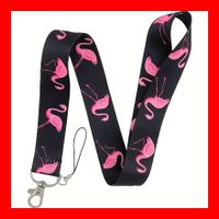 Flamingo Schlüsselband Halsband Lanyard Rosa Miami Zoo Tier