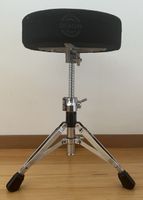 Schlagzeug Hocker Dixon Drumstuhl Stoff schwarz
