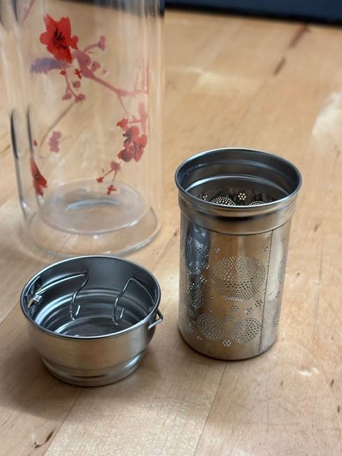 Borracce & Thermos: Tee-Thermosflasche FLOWTEA, Cherry Blossom, Made by Eigenart – Usato da Basel venduto da romaz61 2