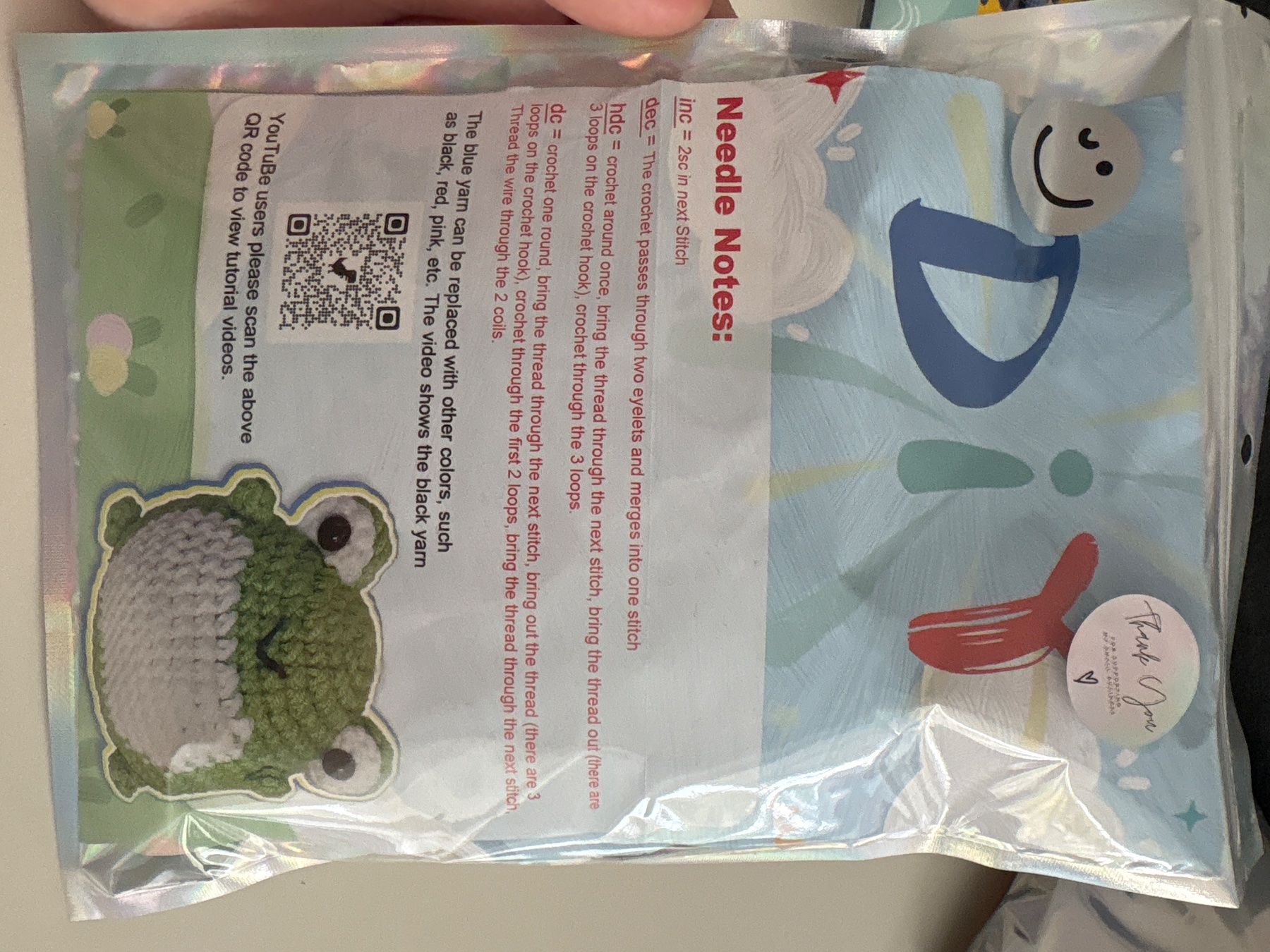 Kit bricolage: DIY crochet kit Cute Frog – Nuovo e nell'imballaggio originale da Kerzers venduto da jas_c692