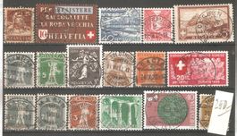 17 Werte mit Vollstempel