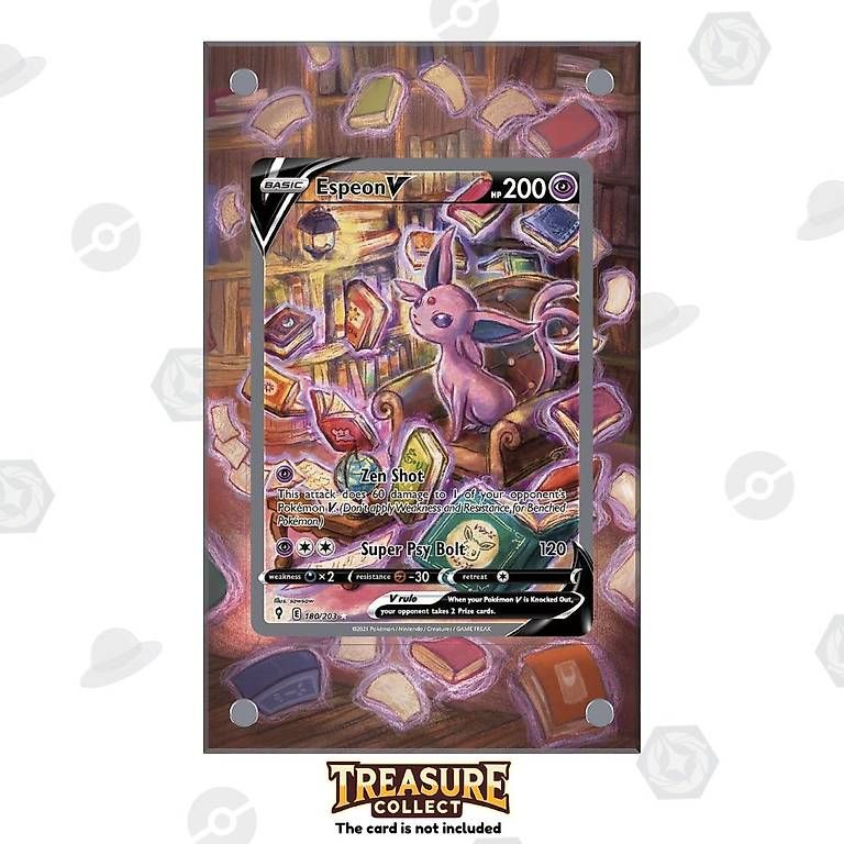 Pokémon Sammelbilder & Trading cards: Espeon V 180/203 - Pokémon Extended Artwork Display Case – Neu und originalverpackt aus Canobbio von TreasureCollect