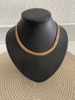 Art Deco Collier vintage gold goublé maille gourmette