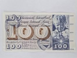 100 Schweizer Franken 1973