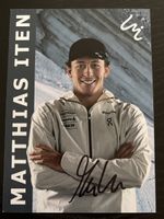 Signierte Autogrammkarte Matthias Iten Ski Alpin