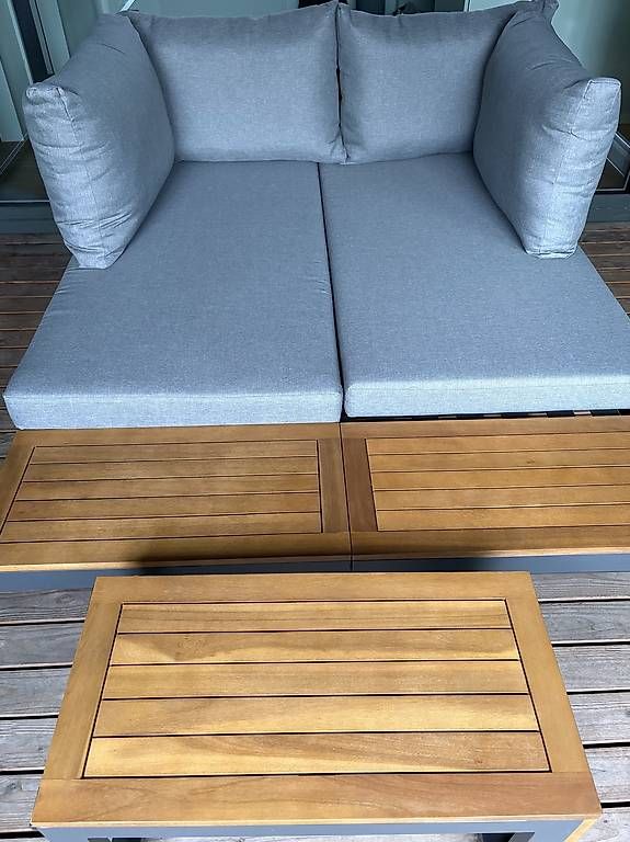 Set di tavolo e panche: Garten Lounge Garnitur Set mit Tisch neuwertig  – Usato da Emmenbrücke venduto da Swissseller7 4