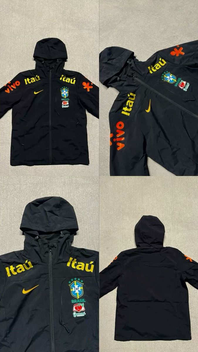 Nike Vestes: Nike Brasil Jacke mit Kapuze neuwertig – Neuf avec emballage d'origine à Rombach par Clothingzzz 3
