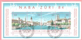 5 Stk.  1984   NABA ZÜRI 84   gestempelt Ersttag