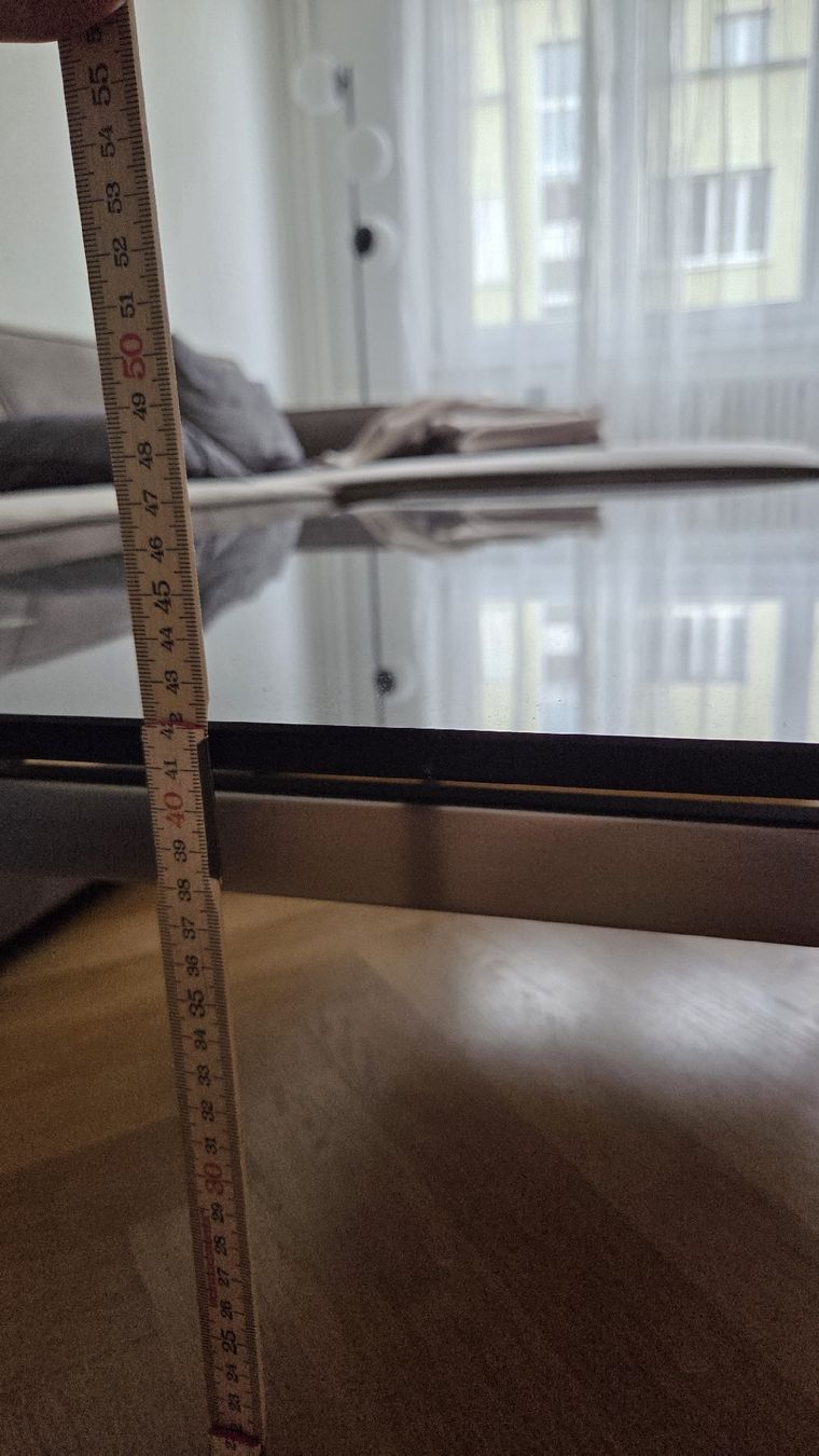 Tavoli: Moderner schwarzer Couchtisch aus Glas – Usato da Bern venduto da leo_8prk 5