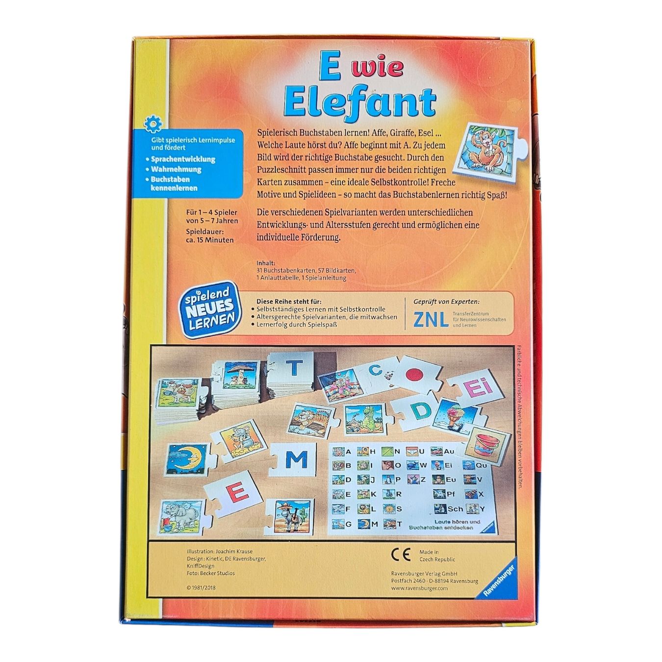 Ravensburger Giochi: Ravensburger Lernspiel "E wie Elefant" – Usato da Langenthal venduto da SecondChanceShop 1