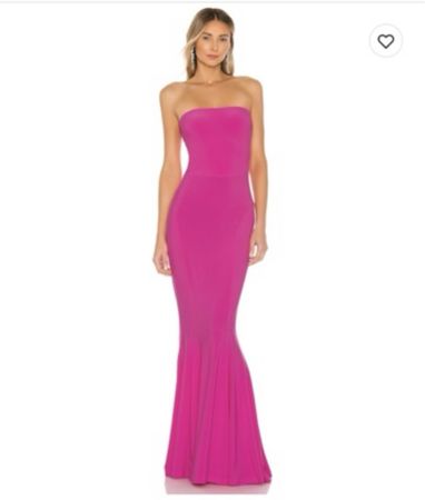 Robe soirée rose