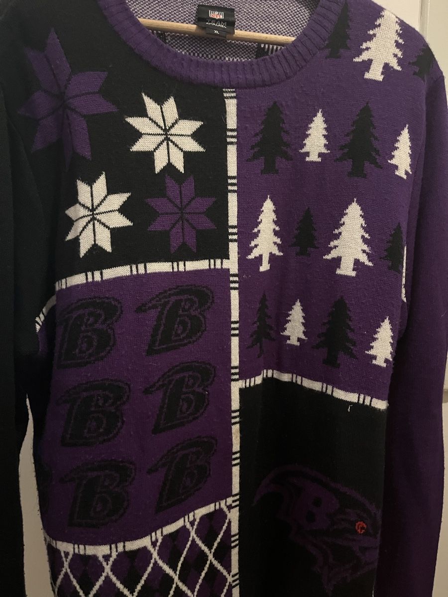 Maglioni & Felpe: Baltimore Ravens XMAS Pullover - NFL – Usato da Bern venduto da BigBeat 1