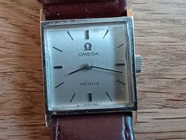 OMEGA De Ville: Mechanische Damen Armbanduhr ca 19mm