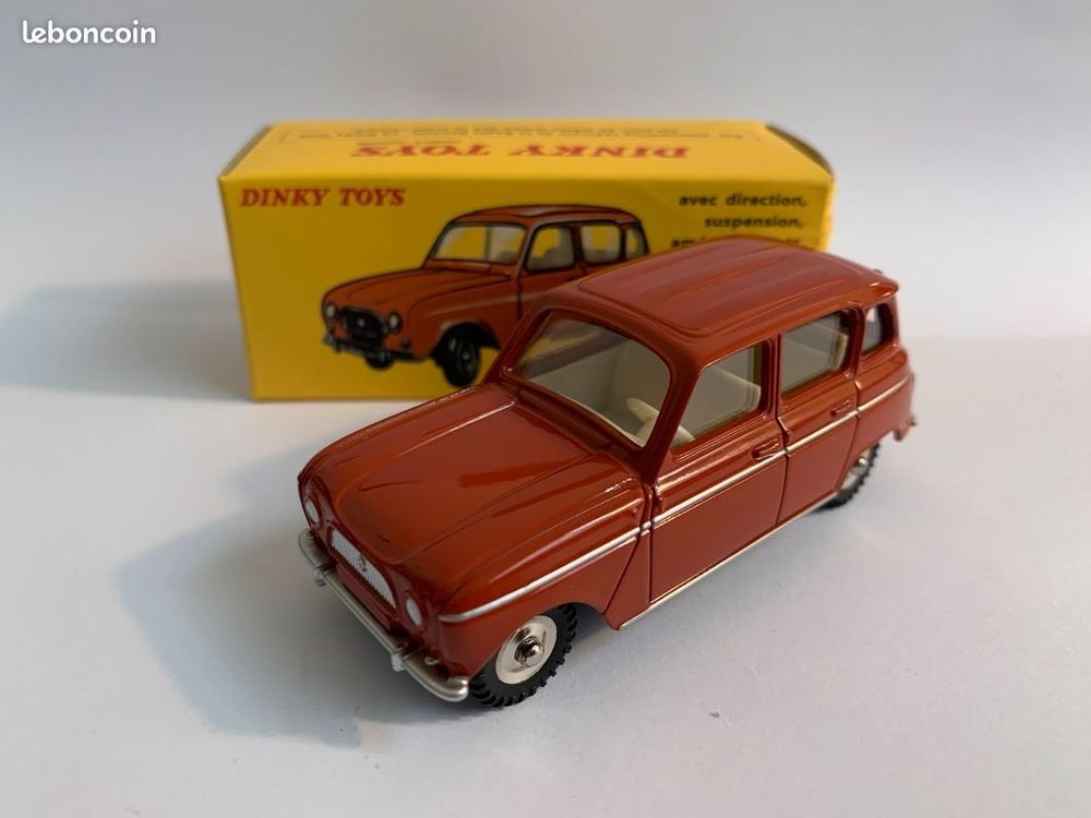 RARE RENAULT 4L R4 La Poste PTT Jaune par DINKY TOYS France ref 561 au